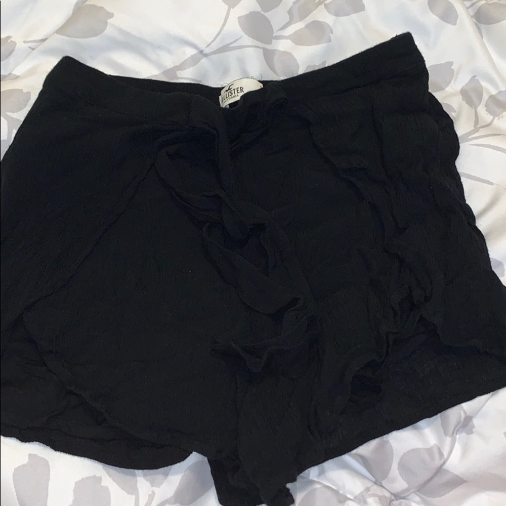 hollister tie shorts